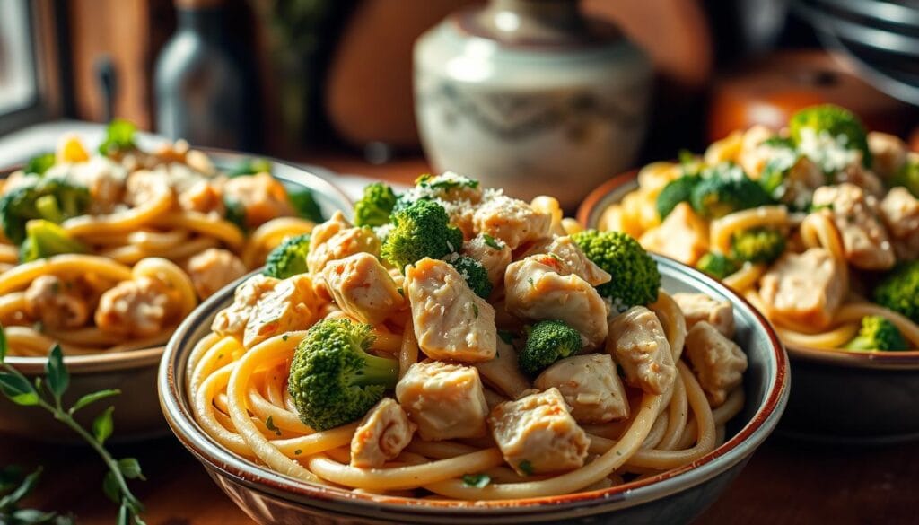 Chicken Broccoli Pasta Variations