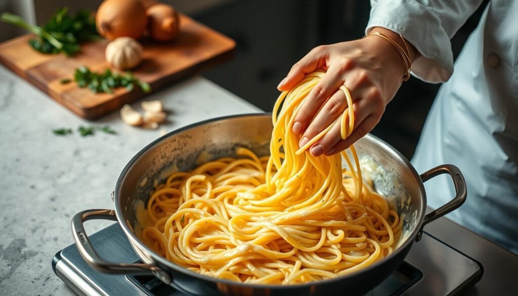 Creamy Garlic Pasta Cooking Techniques